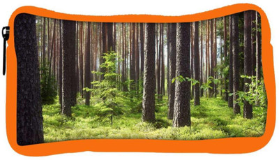 

Snoogg Eco Friendly Canvas Growing Trees Designer Student Pen Pencil Case Coin Purse Pouch Cosmetic Makeup Bag (ORANGE) Pouch(Multicolor)