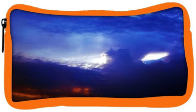

Snoogg Eco Friendly Canvas Clouds In Sky Student Pen Pencil Case Coin Purse Pouch Cosmetic Makeup Bag (ORANGE) Pouch(Multicolor)
