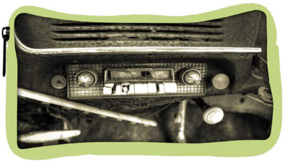 

Snoogg Eco Friendly Canvas Old Car Radio Designer Student Pen Pencil Case Coin Purse Pouch Cosmetic Makeup Bag (GREEN) Pouch(Multicolor)