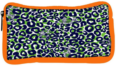 

Snoogg Eco Friendly Canvas Leopard Print Student Pen Pencil Case Coin Purse Pouch Cosmetic Makeup Bag (ORANGE) Pouch(Multicolor)