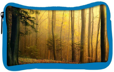 

Snoogg Eco Friendly Canvas Yellow Forest Designer Student Pen Pencil Case Coin Purse Pouch Cosmetic Makeup Bag (BLUE) Pouch(Multicolor)