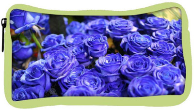 

Snoogg Eco Friendly Canvas Purple Roses Designer Student Pen Pencil Case Coin Purse Pouch Cosmetic Makeup Bag (GREEN) Pouch(Multicolor)