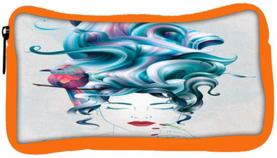 

Snoogg Eco Friendly Canvas Thinking Of Beauty Student Pen Pencil Case Coin Purse Pouch Cosmetic Makeup Bag (ORANGE) Pouch(Multicolor)