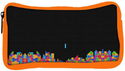 

Snoogg Eco Friendly Canvas Computer Game Designer Student Pen Pencil Case Coin Purse Pouch Cosmetic Makeup Bag (ORANGE) Pouch(Multicolor)