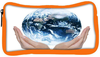 

Snoogg Eco Friendly Canvas Earth Globe Student Pen Pencil Case Coin Purse Pouch Cosmetic Makeup Bag (ORANGE) Pouch(Multicolor)