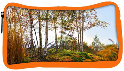 

Snoogg Eco Friendly Canvas Sunshine Forest Designer Student Pen Pencil Case Coin Purse Pouch Cosmetic Makeup Bag (ORANGE) Pouch(Multicolor)