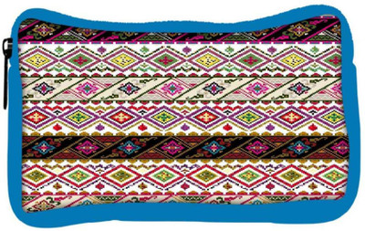 

Snoogg Eco Friendly Canvas Abstract Pattern Design Designer Student Pen Pencil Case Coin Purse Pouch Cosmetic Makeup Bag (BLUE) Pouch(Multicolor)