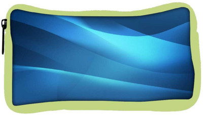 

Snoogg Eco Friendly Canvas Blue Waves Pattern Designer Student Pen Pencil Case Coin Purse Pouch Cosmetic Makeup Bag (GREEN) Pouch(Multicolor)