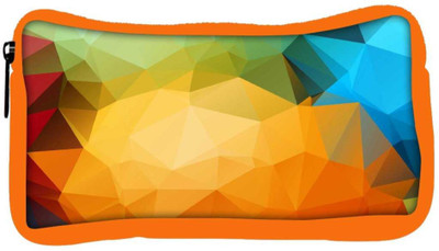 

Snoogg Eco Friendly Canvas Multicolor Pattern Design Designer Student Pen Pencil Case Coin Purse Pouch Cosmetic Makeup Bag (ORANGE) Pouch(Multicolor)