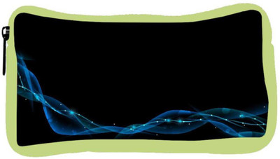 

Snoogg Eco Friendly Canvas Dark Blue Abstract Design Designer Student Pen Pencil Case Coin Purse Pouch Cosmetic Makeup Bag (GREEN) Pouch(Multicolor)
