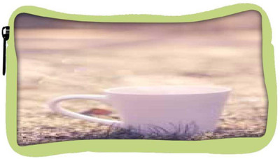 

Snoogg Eco Friendly Canvas White Mug Designer Student Pen Pencil Case Coin Purse Pouch Cosmetic Makeup Bag (GREEN) Pouch(Multicolor)
