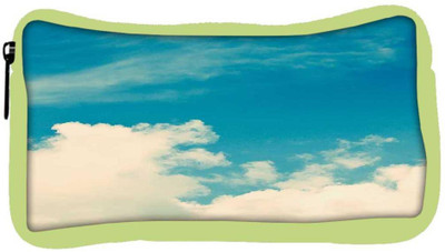 

Snoogg Eco Friendly Canvas Cloudy Days Student Pen Pencil Case Coin Purse Pouch Cosmetic Makeup Bag (GREEN) Pouch(Multicolor)