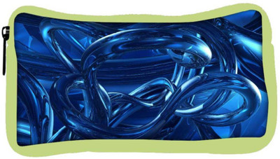 

Snoogg Eco Friendly Canvas Abstracts Dark Blue Designer Student Pen Pencil Case Coin Purse Pouch Cosmetic Makeup Bag (GREEN) Pouch(Multicolor)
