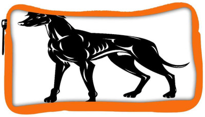 

Snoogg Eco Friendly Canvas Greyhound Dog Retro Student Pen Pencil Case Coin Purse Pouch Cosmetic Makeup Bag (ORANGE) Pouch(Multicolor)