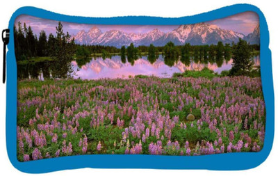 

Snoogg Eco Friendly Canvas Pink Flowers Designer Student Pen Pencil Case Coin Purse Pouch Cosmetic Makeup Bag (BLUE) Pouch(Multicolor)