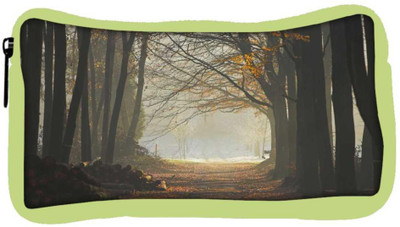 

Snoogg Eco Friendly Canvas Dense Pathway Designer Student Pen Pencil Case Coin Purse Pouch Cosmetic Makeup Bag (GREEN) Pouch(Multicolor)