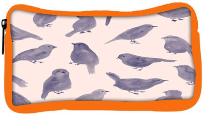 

Snoogg Eco Friendly Canvas Pigeon Paint Student Pen Pencil Case Coin Purse Pouch Cosmetic Makeup Bag (ORANGE) Pouch(Multicolor)