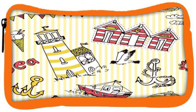

Snoogg Eco Friendly Canvas Yellow Beach Side Designer Student Pen Pencil Case Coin Purse Pouch Cosmetic Makeup Bag (ORANGE) Pouch(Multicolor)
