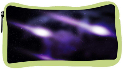 

Snoogg Eco Friendly Canvas Comets Outer Space Backdrop Student Pen Pencil Case Coin Purse Pouch Cosmetic Makeup Bag (GREEN) Pouch(Multicolor)