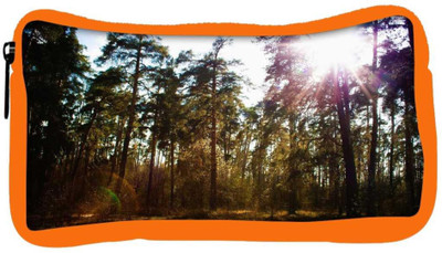 

Snoogg Eco Friendly Canvas Patternd Forest Designer Student Pen Pencil Case Coin Purse Pouch Cosmetic Makeup Bag (ORANGE) Pouch(Multicolor)