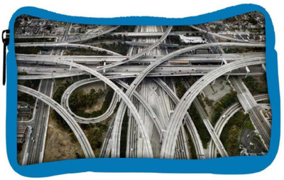 

Snoogg Eco Friendly Canvas Zig Zag Roads Designer Student Pen Pencil Case Coin Purse Pouch Cosmetic Makeup Bag (BLUE) Pouch(Multicolor)