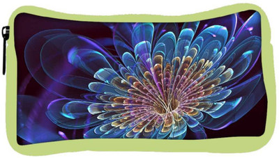 

Snoogg Eco Friendly Canvas Neon Petals Designer Student Pen Pencil Case Coin Purse Pouch Cosmetic Makeup Bag (GREEN) Pouch(Multicolor)
