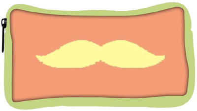 

Snoogg Eco Friendly Canvas Minimal Yellow Mustache Student Pen Pencil Case Coin Purse Pouch Cosmetic Makeup Bag (GREEN) Pouch(Multicolor)