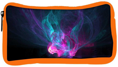 

Snoogg Eco Friendly Canvas Multicolor Smoke Pattern Designer Student Pen Pencil Case Coin Purse Pouch Cosmetic Makeup Bag (ORANGE) Pouch(Multicolor)