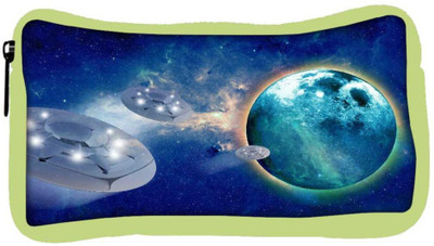 

Snoogg Eco Friendly Canvas Aliens Spacecrafts Student Pen Pencil Case Coin Purse Pouch Cosmetic Makeup Bag (GREEN) Pouch(Multicolor)
