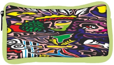 

Snoogg Eco Friendly Canvas Abstract Junglee Designer Student Pen Pencil Case Coin Purse Pouch Cosmetic Makeup Bag (GREEN) Pouch(Multicolor)