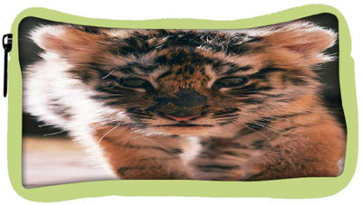 

Snoogg Eco Friendly Canvas Baby Tiger Student Pen Pencil Case Coin Purse Pouch Cosmetic Makeup Bag (GREEN) Pouch(Multicolor)