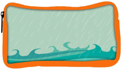 

Snoogg Eco Friendly Canvas Abstract Rainy Season Background With Waterdrops And Clouds Student Pen Pencil Case Coin Purse Pouch Cosmetic Makeup Bag (ORANGE) Pouch(Multicolor)