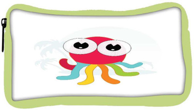 

Snoogg Eco Friendly Canvas Cute Little Octopus Student Pen Pencil Case Coin Purse Pouch Cosmetic Makeup Bag (GREEN) Pouch(Multicolor)