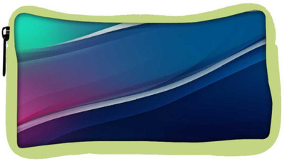 

Snoogg Eco Friendly Canvas Dark Blue And Grey Designer Student Pen Pencil Case Coin Purse Pouch Cosmetic Makeup Bag (GREEN) Pouch(Multicolor)
