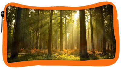 

Snoogg Eco Friendly Canvas Daylight Forest Designer Student Pen Pencil Case Coin Purse Pouch Cosmetic Makeup Bag (ORANGE) Pouch(Multicolor)