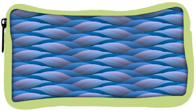 

Snoogg Eco Friendly Canvas Background Of Curled Blue Wave Student Pen Pencil Case Coin Purse Pouch Cosmetic Makeup Bag (GREEN) Pouch(Multicolor)
