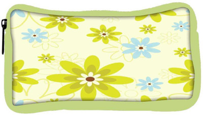 

Snoogg Eco Friendly Canvas Green Flowers Designer Student Pen Pencil Case Coin Purse Pouch Cosmetic Makeup Bag (GREEN) Pouch(Multicolor)