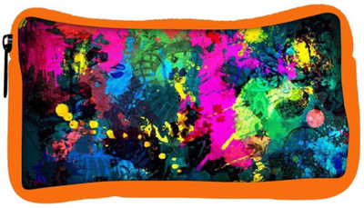 

Snoogg Eco Friendly Canvas Splash Paints Student Pen Pencil Case Coin Purse Pouch Cosmetic Makeup Bag (ORANGE) Pouch(Multicolor)
