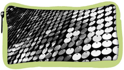 

Snoogg Eco Friendly Canvas Multiple Disc Designer Student Pen Pencil Case Coin Purse Pouch Cosmetic Makeup Bag (GREEN) Pouch(Multicolor)