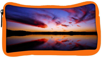 

Snoogg Eco Friendly Canvas Abstract Night View Designer Student Pen Pencil Case Coin Purse Pouch Cosmetic Makeup Bag (ORANGE) Pouch(Multicolor)