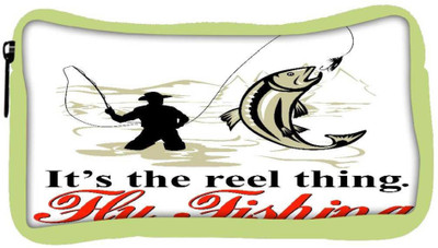 

Snoogg Eco Friendly Canvas Fly Fisherman Catching Trout With Fly Reel Student Pen Pencil Case Coin Purse Pouch Cosmetic Makeup Bag (GREEN) Pouch(Multicolor)
