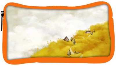 

Snoogg Eco Friendly Canvas Dream World Art Designer Student Pen Pencil Case Coin Purse Pouch Cosmetic Makeup Bag (ORANGE) Pouch(Multicolor)