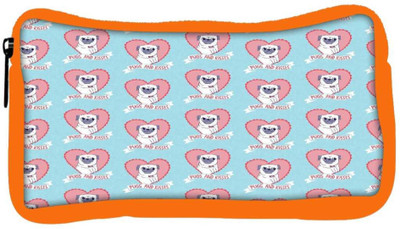 

Snoogg Eco Friendly Canvas Pugs And Kisses Cute Student Pen Pencil Case Coin Purse Pouch Cosmetic Makeup Bag (ORANGE) Pouch(Multicolor)