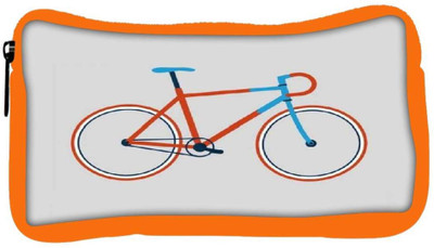 

Snoogg Eco Friendly Canvas Minimal Cycle Ride Student Pen Pencil Case Coin Purse Pouch Cosmetic Makeup Bag (ORANGE) Pouch(Multicolor)
