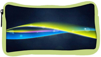 

Snoogg Eco Friendly Canvas Mixed Color Strips Designer Student Pen Pencil Case Coin Purse Pouch Cosmetic Makeup Bag (GREEN) Pouch(Multicolor)