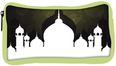 

Snoogg Eco Friendly Canvas Temple Silhouette 2707 Student Pen Pencil Case Coin Purse Pouch Cosmetic Makeup Bag (GREEN) Pouch(Multicolor)