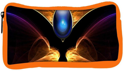 

Snoogg Eco Friendly Canvas Blue Pearl Logo Designer Student Pen Pencil Case Coin Purse Pouch Cosmetic Makeup Bag (ORANGE) Pouch(Multicolor)