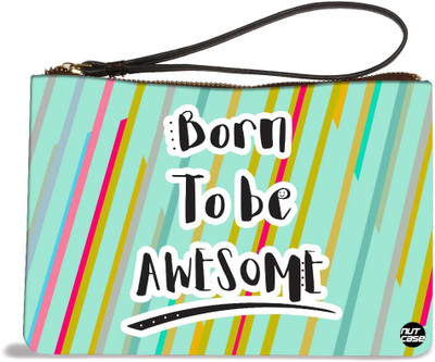 

Nutcase Born To Be Awesome Pouch(Multicolor)