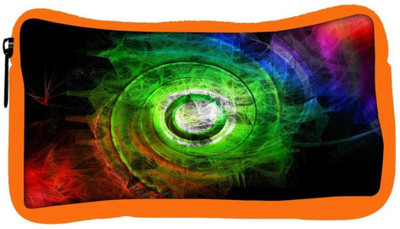 

Snoogg Eco Friendly Canvas Clolorful Smoke Student Pen Pencil Case Coin Purse Pouch Cosmetic Makeup Bag (ORANGE) Pouch(Multicolor)