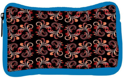 

Snoogg Eco Friendly Canvas Red Abstract Black Pattern Designer Student Pen Pencil Case Coin Purse Pouch Cosmetic Makeup Bag (BLUE) Pouch(Multicolor)